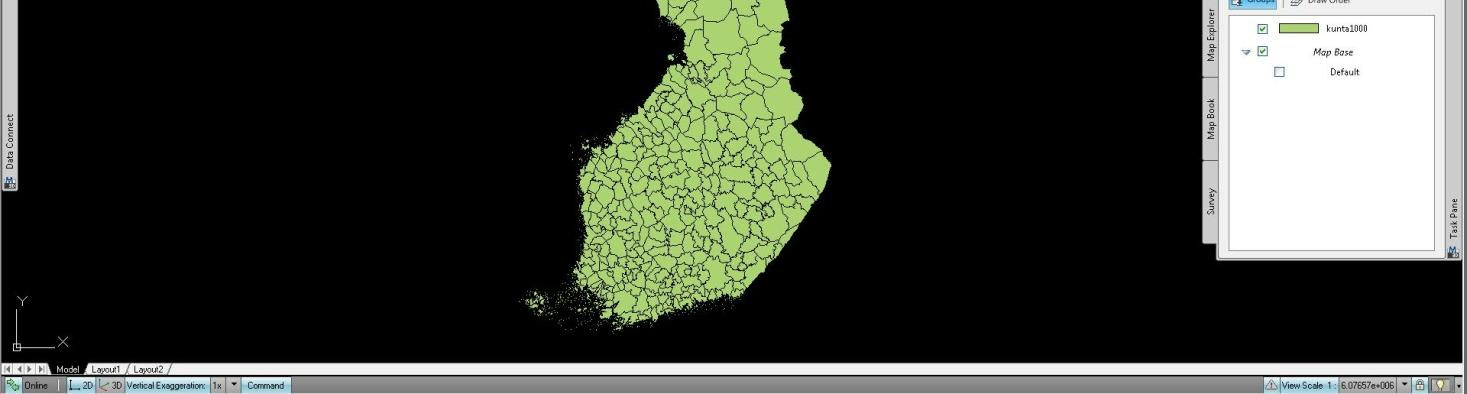 Halutut tasot valitaan rastittamalla niiden ruudut listasta ja lisätään kuvaan klikkaamalla