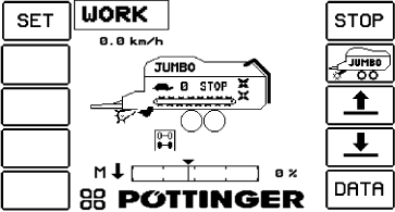 6 d c b a 1 2 3 4 5 Näppäimet: 1 STOP 2 Pohjakuljettimen säätö Porras 1 Vaihto toiselle näytölle 3 Pohjakuljettimen säätö Porras 19 Vaihto toiselle näytölle 4 TEST toiminto Siirry TESTI-valikkoon 5