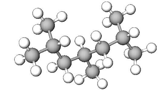 Polypropeeniketjua Polyetyleenitereftalaatin (PET) rakenne on monimutkaisempi kuin polypropeenin. Siinä on bentseenirengas, sekä happiatomeja.
