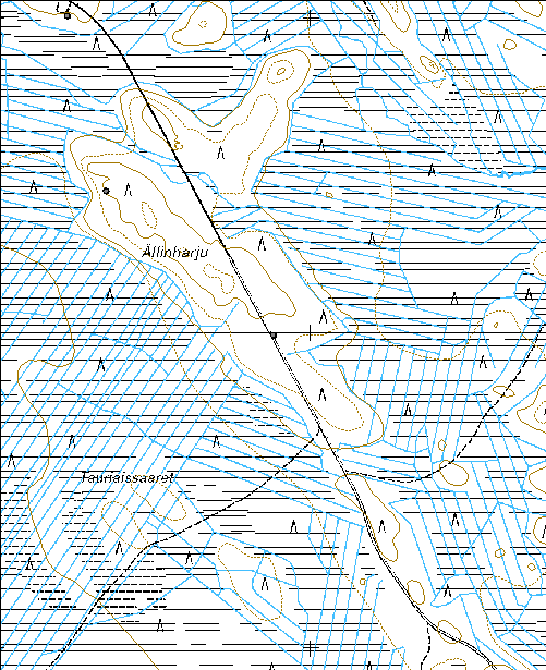 336 Kohdetyyppi: 13 Liikennekohteet Copyright: Metsähallitus 2008