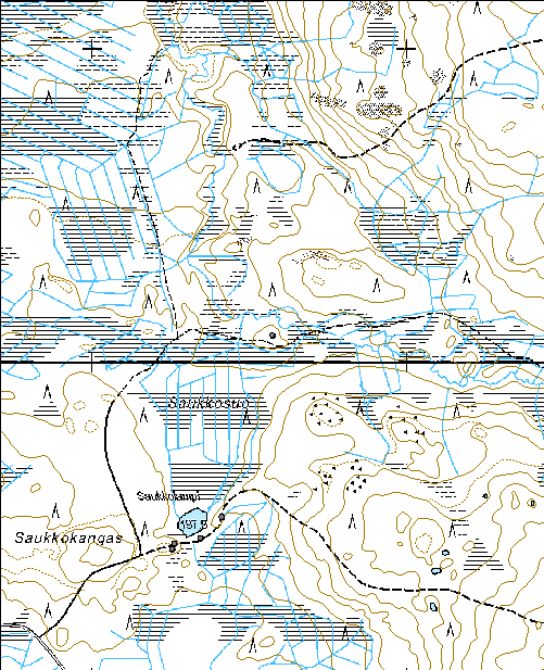 174 Kohdetyyppi: 1 Asuinpaikat Copyright: Metsähallitus 2008