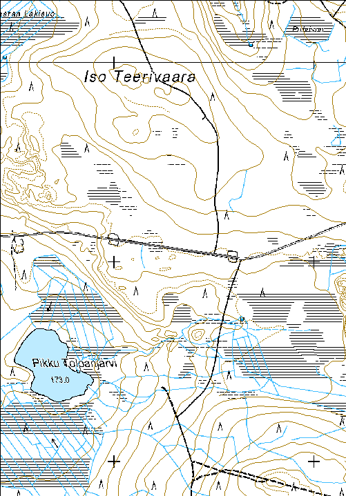 575 Kohdetyyppi: 13 Liikennekohteet Copyright: Metsähallitus 2008