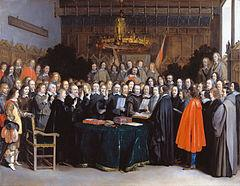 Westfalenin rauha(t) 1648 Westfalenin rauha oli sarja rauhansopimuksia, jotka touko- ja lokakuun 1648 välisenä aikana allekirjoitettiin Osnabrückissä ja Münsterissä ja lopettivat 30-vuotisen sodan