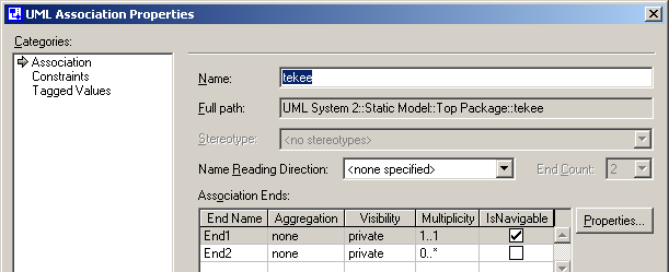 PIKAOHJE KÄSITEMALLINNUKSEEN (UML- LUOKKAKAAVIO) Luo yhteys Binary