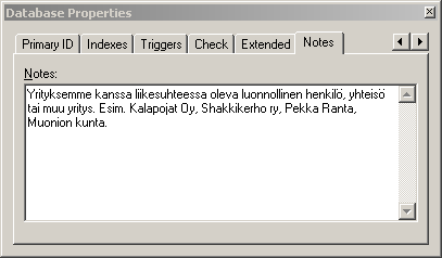 MÄÄRITTELYISTÄ Yrityksemme kanssa liikesuhteessa oleva