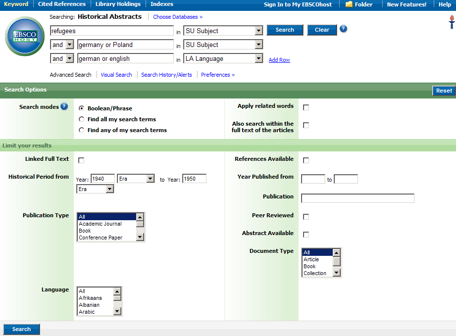 17/28 Löytyneitä asiasanoja voit käyttää haussa valitsemallasu Subject - vaihtoehdon.