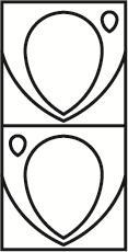 9 Kuvio 6. Horisontaalisti liu utettu sekä vertikaalisti liu utettu elementti 2.4 Tason säännöllinen jakaminen M.C. Escher määritti 17 sääntöä tason säännölliseen jakamiseen, eli 17 symmetriaryhmää.