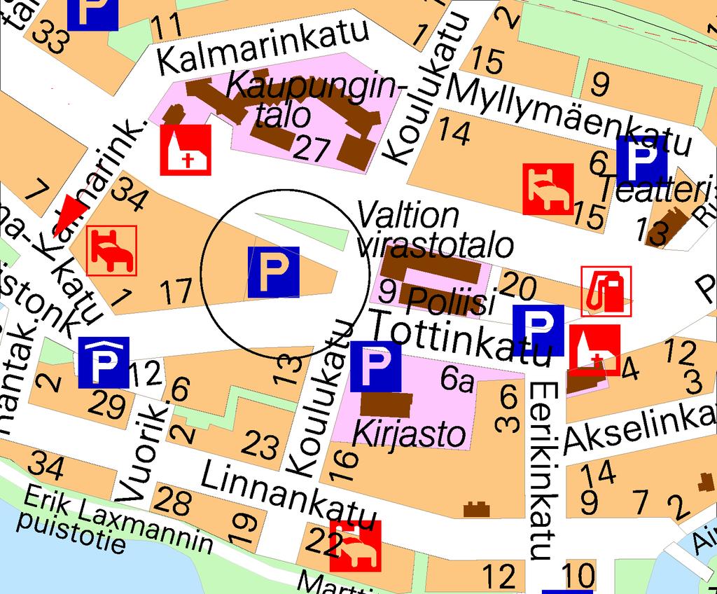 Tottinkadun, Koulukadun ja Olavinkadun kulma, 740-1-14-12 (ns.