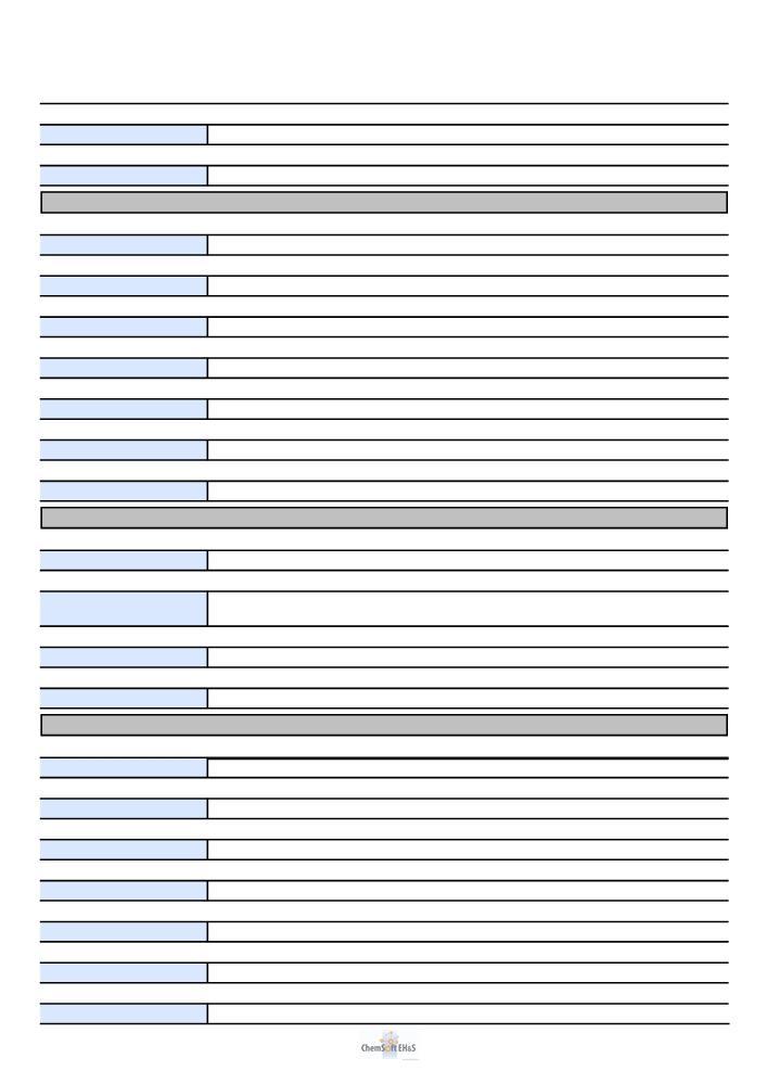 11.1.13. Muut tiedot Sivu 5/6 KOHTA 12: Tiedot vaarallisuudesta ympäristölle 12.1 Myrkyllisyys 12.2 Pysyvyys ja hajoavuus 12.3 Biokertyvyys 12.4 Liikkuvuus maaperässä 12.