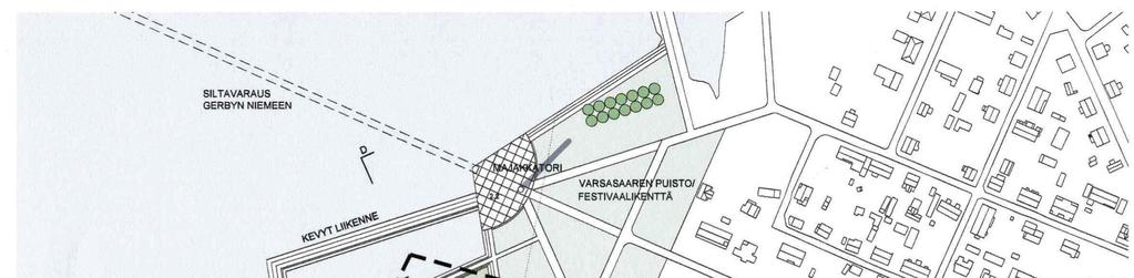Mansikkasaaren perusratkaisu on luontevasti alueen