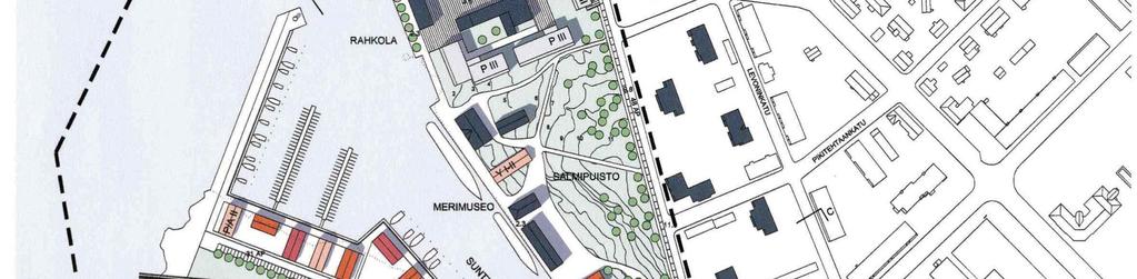 pienimuotoinen kaupunkiranta.