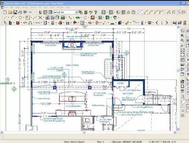 Typical floor plan in 2 dimensions 4