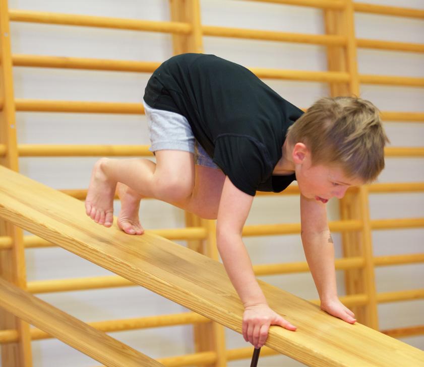 Hänen kehittynyt mielikuvituksensa auttaa tteuttamaan nähdyn liikkeen tai surituksen.