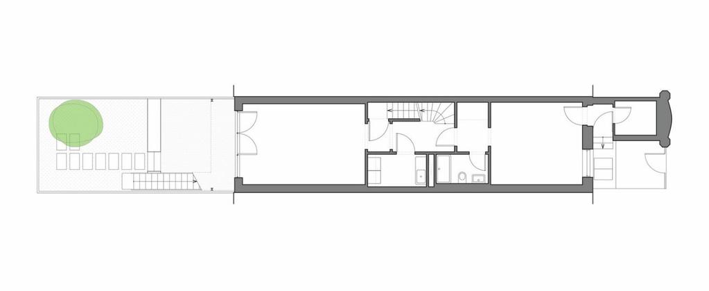 Townhouse-alueella asukkaalla on käytössään enemmän yksityistä toiminnallista ulkotilaa, kuin