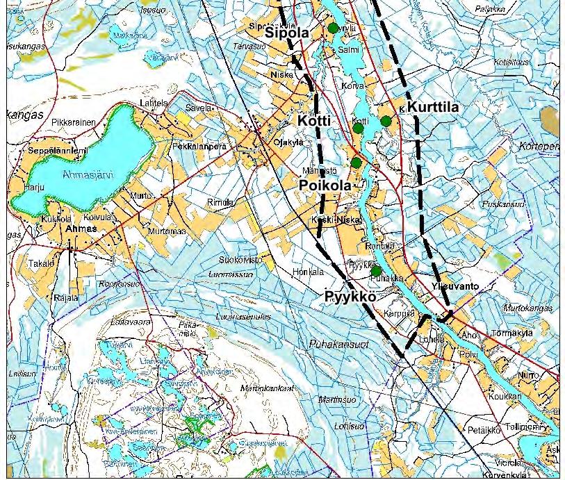 perustettu talo. Lähde: Pentti Virrankoski 1962: Utajärven asutushistoria.