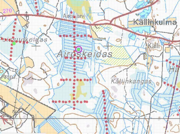 Merikarvia, Airoskeidas (15922) GTK:n turvevarojen tilinpitoaineisto: Suon pinta-ala: 67 ha Suon kokonaisturvemäärä: 0.97 milj. suo-m3 Turvekerroksen keskipaksuus: 1.