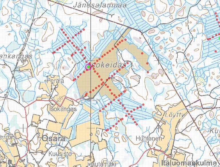 Siikainen, Isokeidas (15688) GTK:n turvevarojen tilinpitoaineisto: Suon pinta-ala: 131 ha Suon kokonaisturvemäärä: 1.61 milj. suo-m3 Turvekerroksen keskipaksuus: 1.