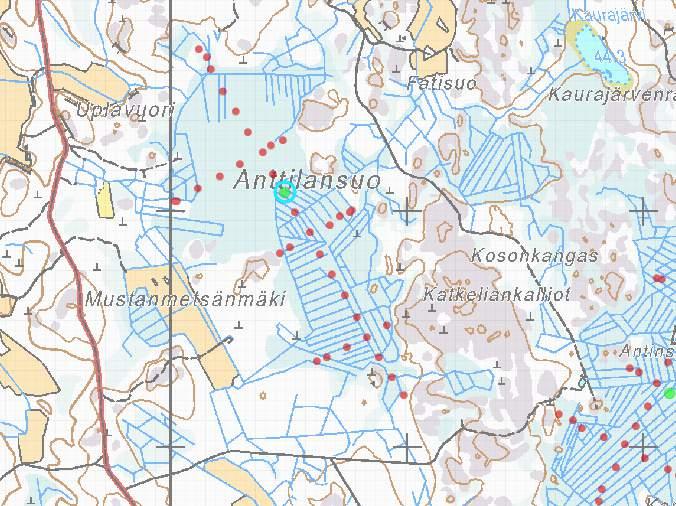 Eura, Anttilansuo (5062) GTK:n turvevarojen tilinpitoaineisto: Pinta-ala 83 ha, yli 150 cm p-ala 43 ha, Suon kokonaisturvemäärä: 1.38 milj. suo-m3, turvekerroksen keskipaksuus: 1.