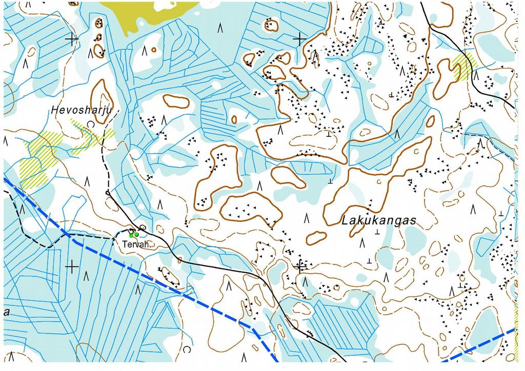 12 2 1 Kohteet 1 ja 2, mk 1:5 000, Maanmittauslaitoksen peruskarttarasteri 06/2014. 2. Hevosharju 2 Mj-rekisteri: Laji: Mj-tyyppi: Tyypin tarkenne: Ajoitus yleinen: Ajoitustarkenne: Lukumäärä: Rauhoitusluokkaehdotus: Paikkatiedot: Karttanumero: Koordinaatit: Kohteen rajaus: koord.