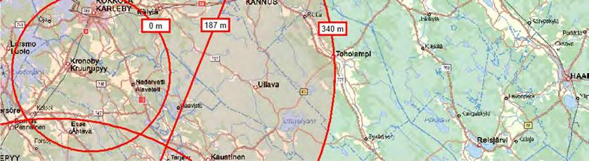 varuskunnille, ampuma- ja harjoitusalueille, varikkotoiminnalle sekä muille maanpuolustuksen ja rajavalvonnan toimintamahdollisuuksille.