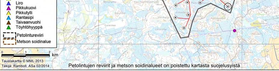 Törmäyskuolleisuuden ohella Jäkälänevalla pesivät linnut voisivat menettää osan ruokailualueestaan välttäessään lentämistä tuulivoimapuiston sisään.