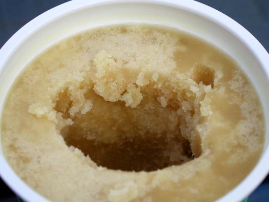 Hoeny with big sugar chrystals Consumer thinks