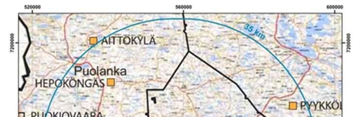 Lumivaaran tuulivoimahanke 61 Kainuun valtakunnallisesti ja maakunnallisesti arvokkaiden maisema-alueiden päivitysinventointi on valmistunut (Kainuun maisemat 2014).