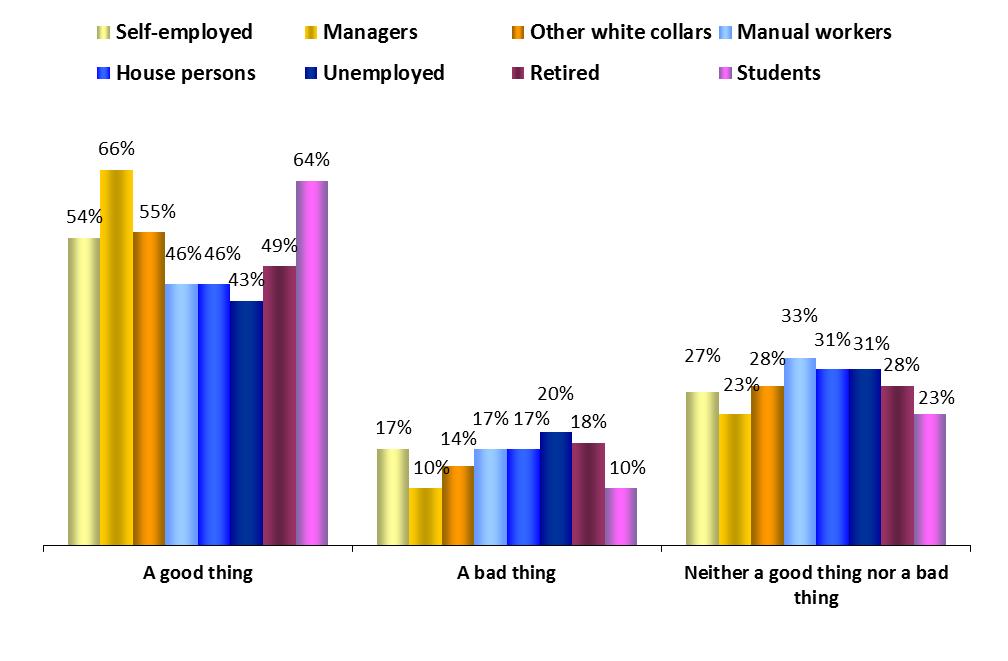 Occupational groups ATTITUDES TOWARDS EUROPE FOCUS ON OCCUPATIONAL GROUPS 1.