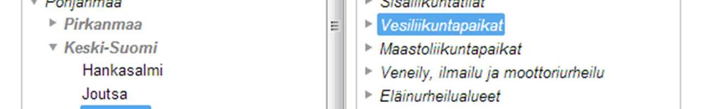 Voit ladata hakutulokset Excel- tai CSV-tiedostona tietokoneellesi (hakutulosten alla laatikot Lataa Excel-tiedosto ja Lataa CSV-tiedosto ). 1.4.