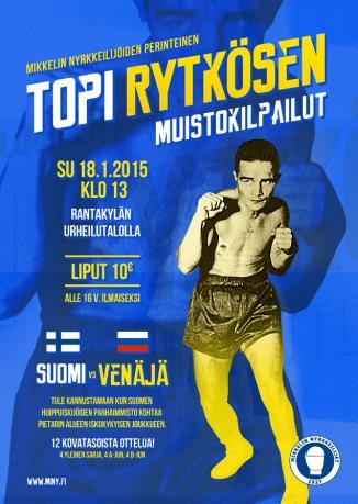 Omat kilpailut 2016 Vuoden aikana tammikuussa järjestämme kansalliset Topi Rytkösen muistokilpailut, keväällä omat salikilpailut sekä myöhemmin syksyllä A- ja B-junioreiden SM-kilpailut.