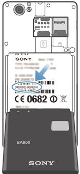 IMEI-numeron tarkistaminen Tarkista IMEI-numero irrottamalla kansi. Avaa laitteen numeronvalintanäppäimistö ja kirjoita "#06#".