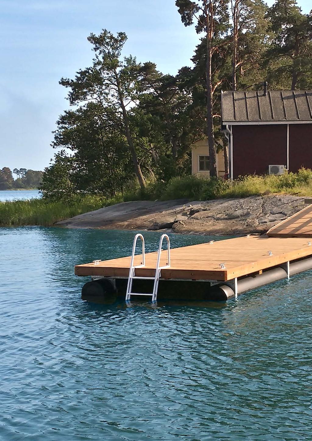 MUOVIPUTKI- JA BETONI- PONTTONILAITURIN ANKKUROINTI Kelluvat laiturit pitää aina ankkuroida.