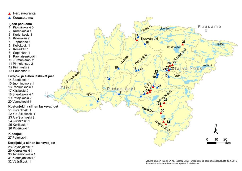 päässyt autolla. Istutustiheys oli laskennallisesti noin 5000 10000 vk-poikasta hehtaarille ja 1- vuotiailla noin 150 20