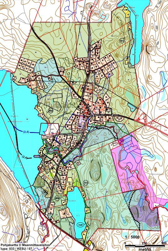 Yleiskaavat 9 Alueen luoteisosaan sijoittuu Rutalahden yleiskaava, joka on hyväksytty osittain 17.9.2007 ja se on saanut lainvoiman 26.3.2010. Osa Rutalahden kaava-alueesta on vahvistamatta.