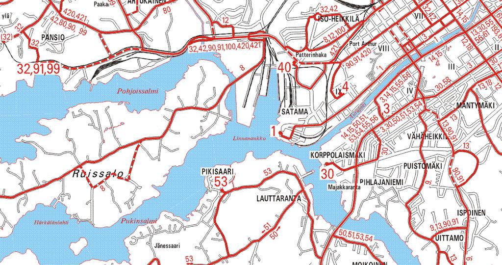 5 2. Nykyisen linjaston suoritteet, matkamäärät ja taloudellinen kannattavuus