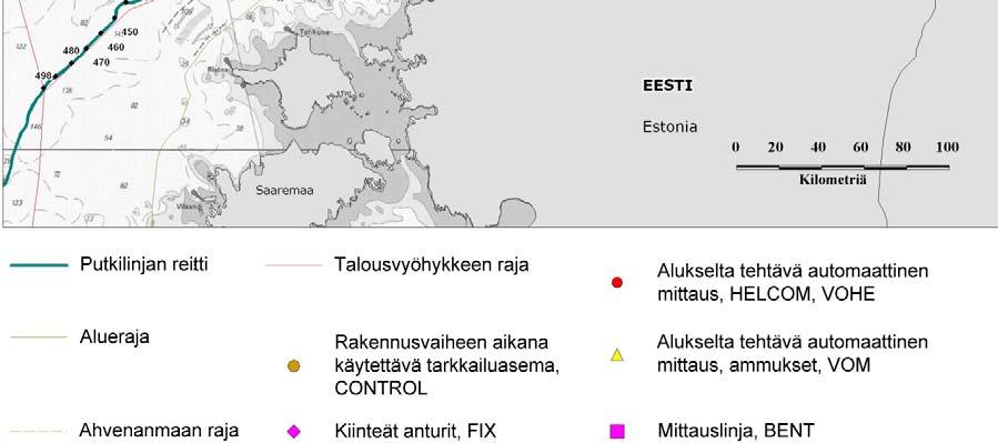 Parametri Yksikkö Menetelmä Sijainti Ajoitus Monikeilakaikulu Kraatteri/ painuma m (syvyys, säde), m 3 (tilavuus) otain ja visuaalinen tarkastus ROVlaitteella Kaikki raivatut ammukset Ennen