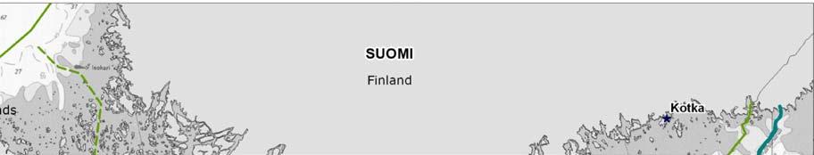 110 Kuva 6.36 Vuonna 2010 dynaamisesti asemoitavalla putkenlaskualuksella laskettu putkilinjan osuus. Taulukko 6.