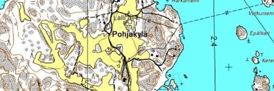 1 1 PERUSTIEDOT Kaava-alue sijaitsee Velkuanmaan itärannalla.