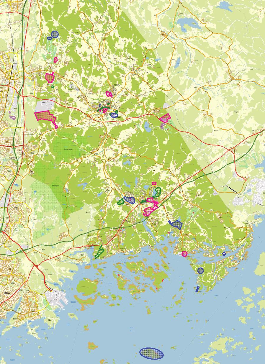 Asemakaavahankeet 2017-20 Asemakaavoituskohteiden rajaukset ovat suuntaa-antavia ja rajaukset tullaan määrittelemään tarkemmin kaavatyön yhteydessä.