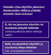 Kirjoita suojausavain tarkalleen samalla tavalla kuin se on ruudulla ja paina Seuraava.