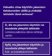 Kirjoita suojausavain tarkalleen samalla tavalla kuin se on ruudulla ja paina Seuraava.