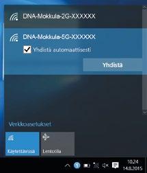 Alla on käyty läpi Windows 7, Windows Vista, Windows 8, Windows 10 ja Mac-tietokoneiden sekä Apple ipadin ja Android tablettien liittämisestä WLAN Matkamokkulaan.