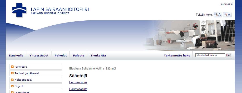 www.lshp.fi» Sairaanhoitopiiri» Säännöt Jari Jokela Valtuuston kyselytunti 12.6.2013 5 Lapin sairaanhoitopiirin ja jäsenkuntien neuvottelut 2013 to 25.4.2013 ma 6.5.2013 ma 13.5.2013 to 16.5.2013 ti 28.