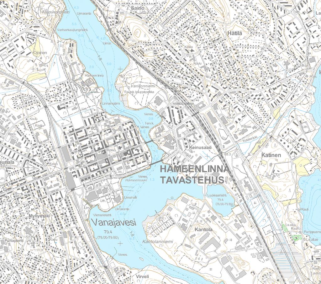 W:\1388\YIT\1510019903_Hämeenlinna Asemanseutu maaperätutkimus\piirustukset\1510019903_1_yleiskartta.