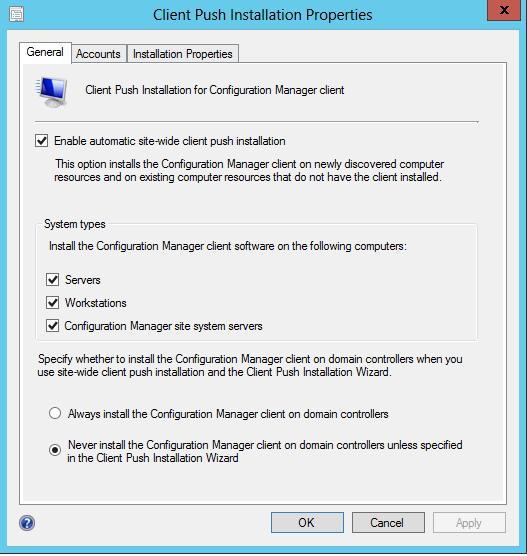 23 myös asennetaanko Configuration Manager -client palvelimille, tietokoneille vai molemmille.