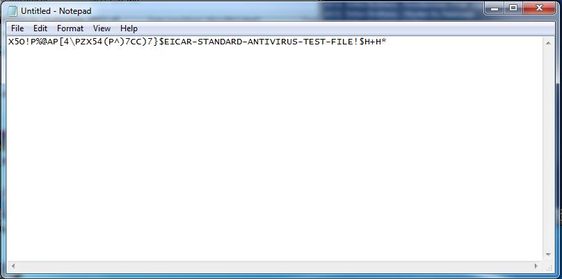 Liite 1 1 (1) Eicar-testivirus Kuva 1.