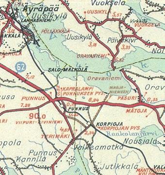 näköispainoskartta koko 90 60 cm, taitettuna 10 20 cm ilmestyy keväällä 2017 Suomi 100 vuotta