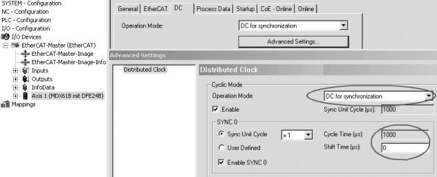 Motion-Control EtherCAT :in kautta Esimerkki TwinCAT I 0 8 8.4 