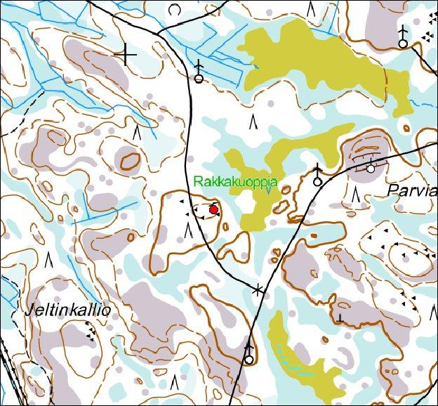 16 Kartta 7. Parviaisenkangas.