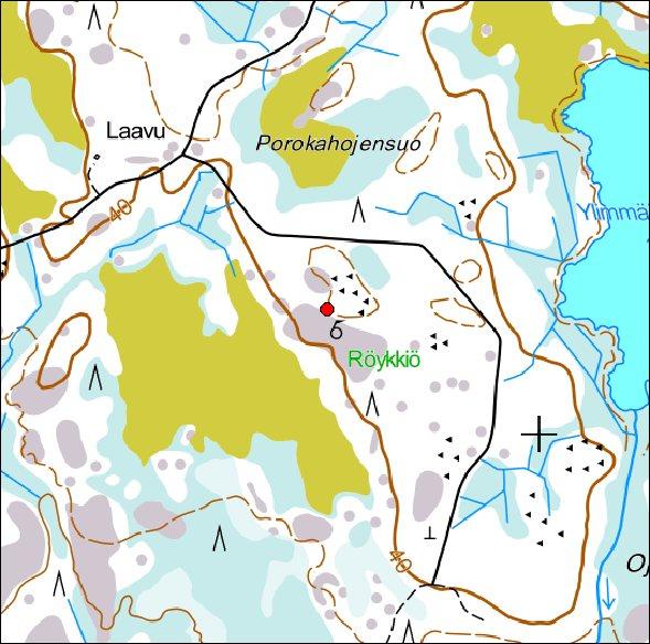 0 Kartta 9. Porokahojensuo S.